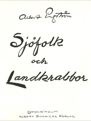 cover image of Sjöfolk och landkrabbor